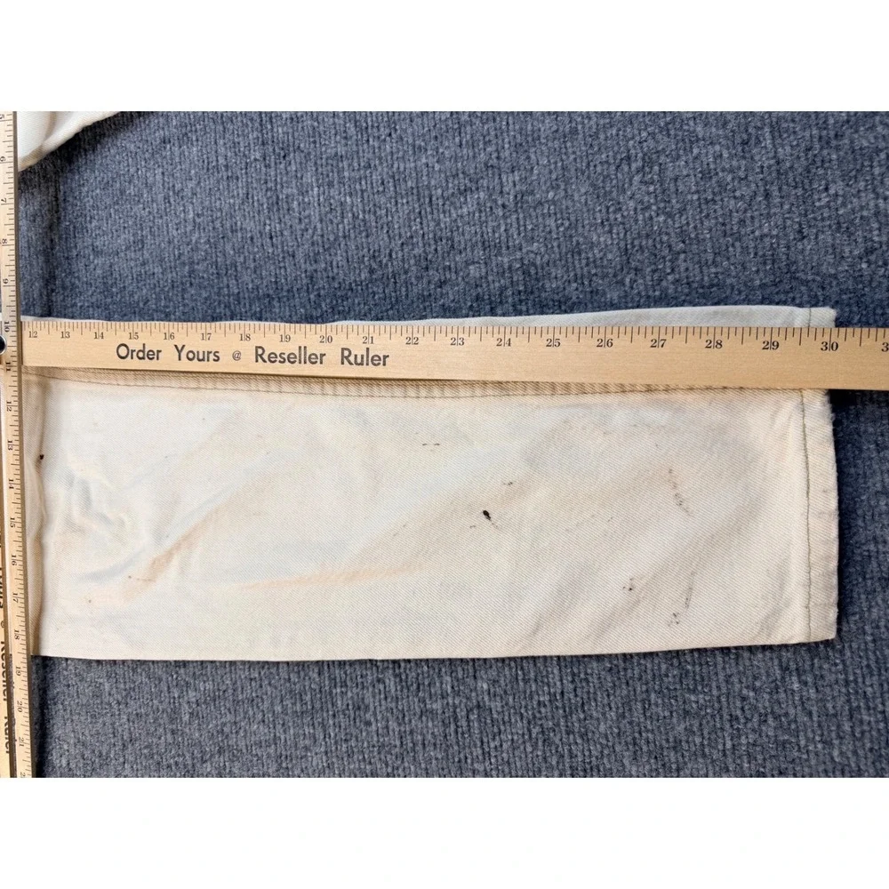 Vintage‎ Levis 550 Mens 30x32 White Jeans Relaxed Fit Tapered Leg USA Made 90s